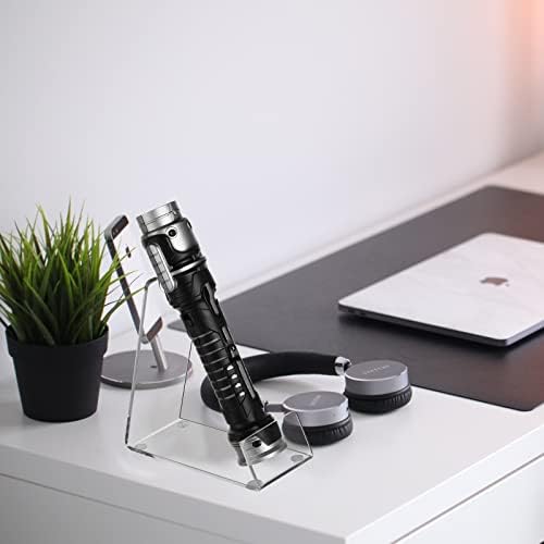 Cosmos Lightsaber Stand Desktop Lightsaber Shater Plate Stand Record Stand Stand Decoration со анти -лизгачка подлога за фото