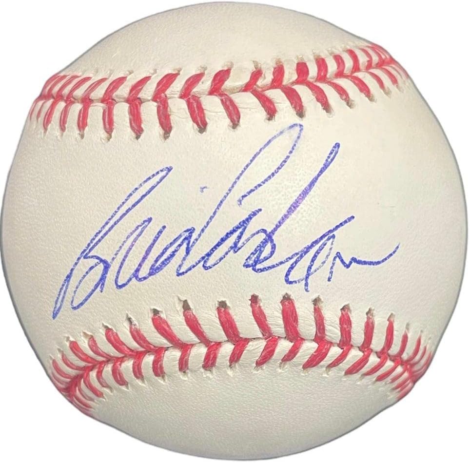 Брајан Кашман Автограм Официјален Мајор Лига Бејзбол-Автограм Бејзбол