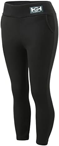 Homенски хеланки со високи половини топли термички плус хеланки за жени за контрола на стомакот со висока половината тенок руно панталони