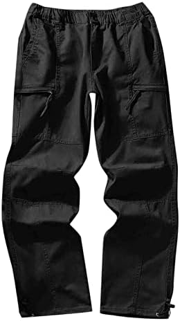 Карго Панталони За Мажи Работа Машки Мода Обичен Мулти Џеб Патент Тока Машки Карго Панталони Товар Суи Панталони За Мажи