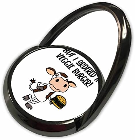 3drose Смешна крава што ја јаде хамбургер нареди веги плескавица сатира - телефонски прстени