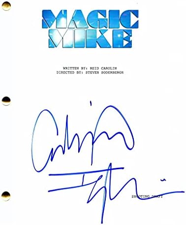 Габриел Иглесијас потпиша автограм „Меџик Мајк“ целосна скрипта за филмови - Ко -глуми: Метју Меконахи, Мет Бомер, Чанинг Татум
