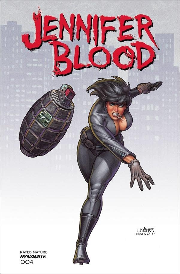 Џенифер Крв #4Б ВФ/НМ ; Динамит стрип | Линснер