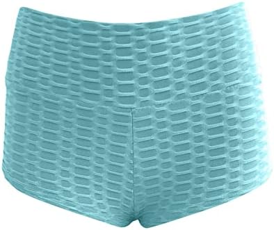 Уништувај женски меур крпа праска колк фитнес панталони супер кратки секси јога шорцеви