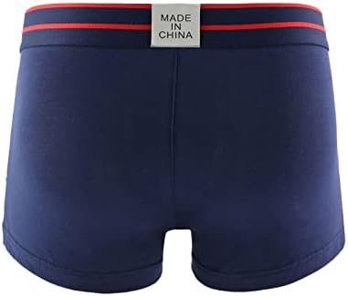 Bmisegm Атлетска долна облека Машки машки обични странични странични странични памучни памучни памучни плетачи удобни боксери