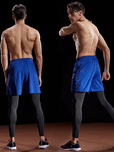 Атлетски шорцеви за лесни тренинзи на Нелеус со џебови