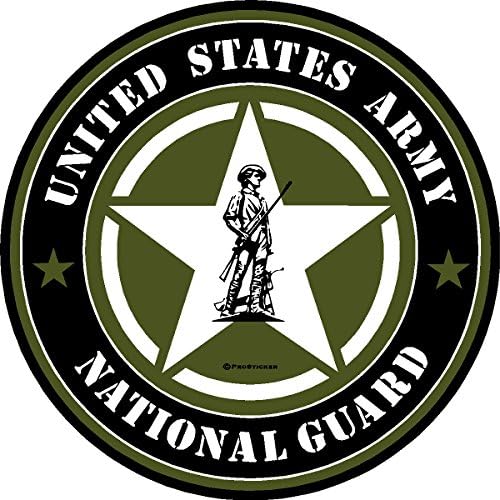 Простикер 1116 4 Воена Серија Налепница За Налепници На Националната Гарда На Армијата На Соединетите Држави