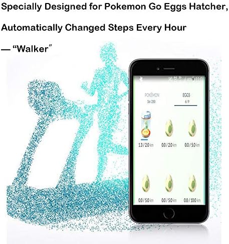 Телефонски замав е компатибилен за Покемон ГО Вокер мобилен телефон додатоци за педометар за брз чекор