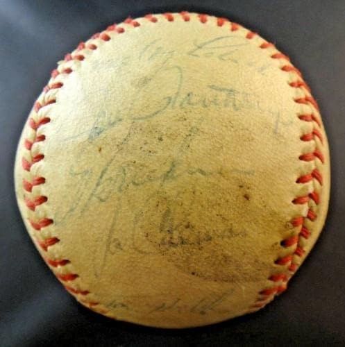 Детроит Тигри Од 1970-тите Потпиша Бејзбол 24 Потписи Ал Калин Били Мартин Кеш-Автограм Бејзбол