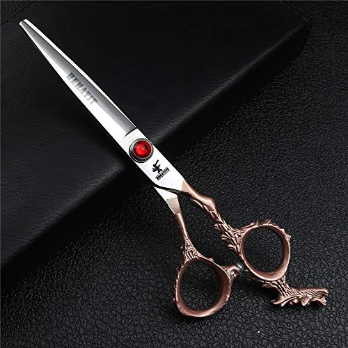 Хематит 6 инчен фризерски алатки фризерски ножици постави личност славина рачка Јапонија 440с нерѓосувачки челик фризерски ножици
