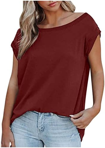 Nokmopo кошули за жени мода лето лето 2023 ракав за обична маица маици врвови блузи плус кошули со големина