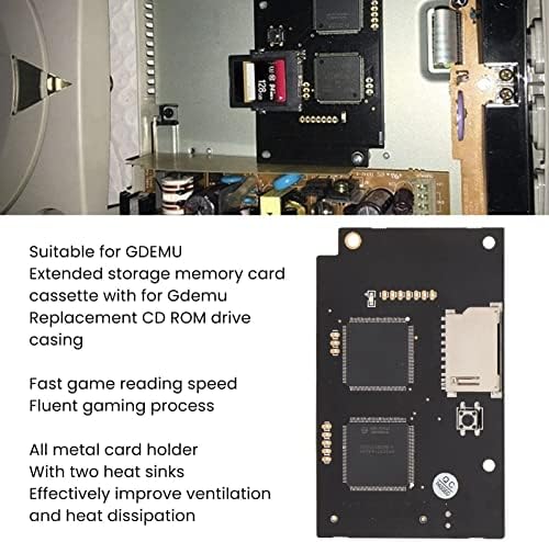 Одбор за симулација на оптички погон, GDEMU v5.15B Оптички погонски табла за SEGA со картичка за складирање 32G, заменска оптички