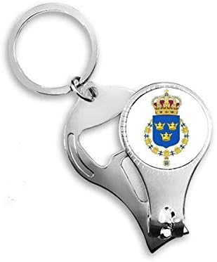 Национален амблем на Шведска Европа Национален амблем Nail Nipper Ring Key Clain Cliber Clipper Clipper