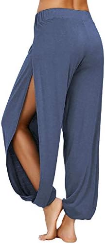 Пакбриз женски јога хареми панталони странични отсечени џогери активни тренинзи за џемпери за џемпери на плажа за панталони