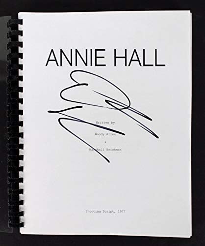 Дајан Китон автентичен потпишан филм за филм на Ени Хол автограмираше Бас E57573