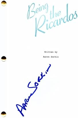 Арон Соркин го потпиша автограмот што е целосна пилот -скрипта на Рикардос - во која глуми J.К. Симонс, Хавиер Барден, Никол