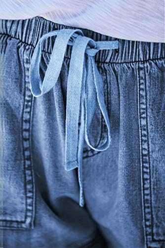 Hvepuo жени обични летни шорцеви еластични кратки панталони со високи половини со џебови