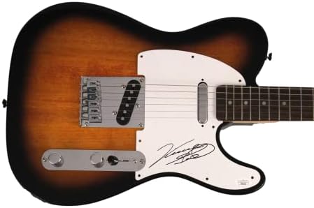 Винс Гил потпиша автограм со целосна големина Fender Telecaster Electric Guitar W/ James Spence JSA Автентикација - Суперerstвезда