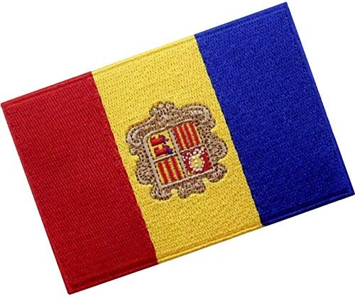 Ембао Андора Флеј Патче извезена Национална морална апликација железо на шиење на амблем на Андоран