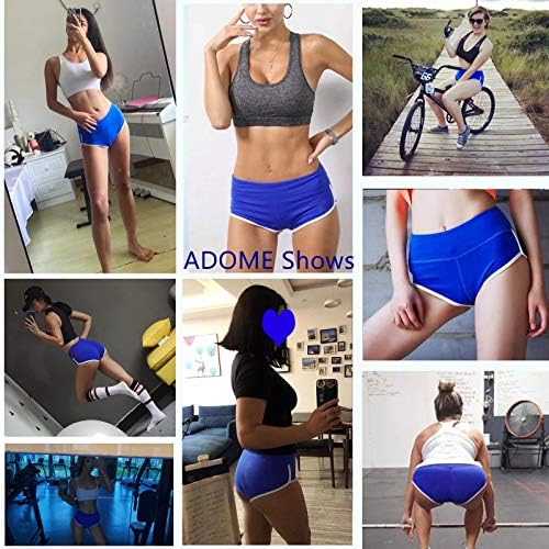 Adome Active Active Sharts Fitness Sports Yoga Booty Shorts за вежбање во теретана