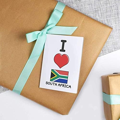 5 х А1 Ја Сакам Јужна Африка Подарок Заврши/Завиткување Хартија Листови