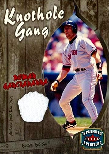 Номар гарсиапара играч носеше џерси лепенка бејзбол картичка 2003 Флер Сплинтерс Кнотол банда Нгкг-МЛБ Игра Користени Дресови
