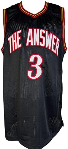 Ален Ајверсон автограмираше потпишан дрес НБА Филаделфија 76ерс ПСА Коа Хојас
