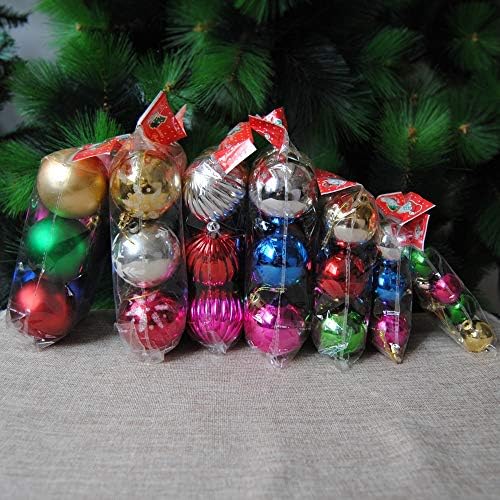 Делови За алатки Нова година адорнос навидад 6см декорација на новогодишна елка 6 парчиња / многу вештачки украси за топчиња