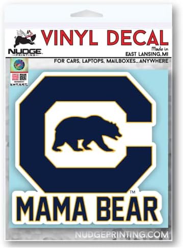 Налепница во Калифорнија Беркли Златни мечки Мама мечка лого тешка должност официјално лиценциран NCAA автомобилски деклариран