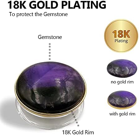 Grepong 18k злато рамка автентичен природен скапоцен камен повеќе функционално и склопувачки и одвојлив мобилен телефон зафаќа