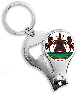 Лесото Африка Национален Амблем Ноктите Нипер Прстен Клуч Синџир Шише Машинка Машинка