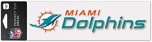 Wincraft NFL Miami Dolphins WCR49083014 Совршени декорации за намалување, 3 x 10