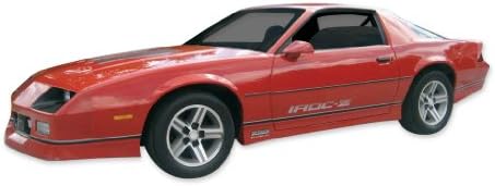 Замена на графикс на Камаро Феникс за 1985 1986 1987 1987 Chevrolet IROC -Z Premium Decals & Stripes комплет - сребро