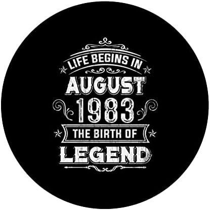 40 -ти роденденски подароци Гроздобер август 1983 година 40 години за мажи Попсокети заменливи поплипки