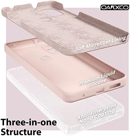 oakxco Motorola Moto G Моќност 2022 Случај Силиконски Со Капакот На Камерата, Мека Гумена Гел Телефон Случај За Жени Девојка
