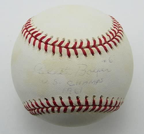 Клит Бојер Newујорк Јанкис 2x WS Champion Autographed/Потпишан ОАЛ Бејзбол - Автограмирани бејзбол