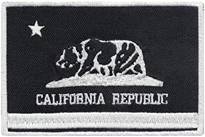 Калифорнија знаме црна лепенка држава значка извезено железо