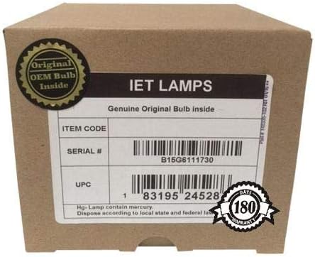 IET ламби - за NEC VT60LP проектор за замена на ламбата со оригинална оригинална сијалица OEM Ushio NSH внатре во внатрешноста