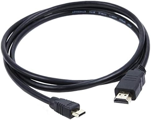 Исправен HDMI Type A до D Mini 1.5M 5FT кабелски кабел компатибилен со Panasonic HDC-TM900K HDC-TM900P HDC-TM900S HM-TA2K HM-TA2