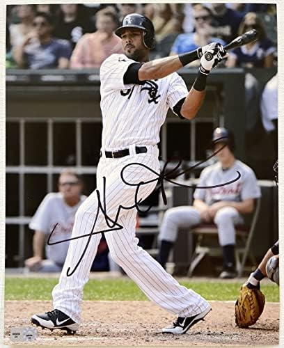 Алекс Риос потпиша автограмиран сјајно 8x10 Фото Чикаго Вајт Сокс - MLB автентициран